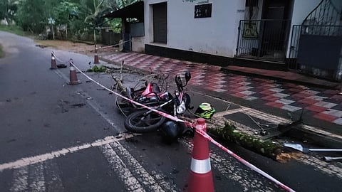 തിരുവനന്തപുരത്ത് അപകടം നടന്ന സ്ഥലം