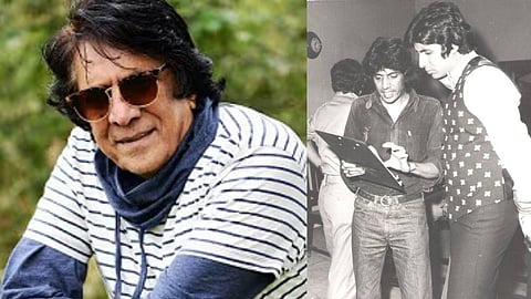 ചന്ദ്ര ബറോട്ട്, അമിതാഭ് ബച്ചനൊപ്പം ഡോണിൻ്റെ സെറ്റി. 