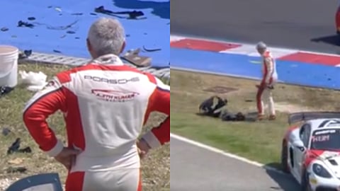 ഇറ്റലിയിലെ കാർ മത്സരത്തിനിടെ നടന്‍ അജിത് അപകടത്തിൽപ്പെട്ടെങ്കിലും, പരിക്കേൽക്കാതെ രക്ഷപ്പെട്ടു