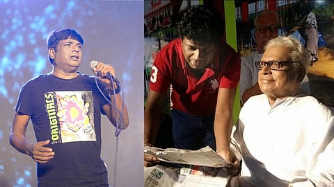 തോളില്‍ തട്ടി വിഎസ് ചോദിച്ചു അനുകരിച്ചാല്‍ എന്തുകിട്ടും, എനിക്ക് അപ്പോള്‍ അത്ര വിലയേ ഉള്ളൂ?; ഓര്‍മ പങ്കുവെച്ച് മനോജ് ഗിന്നസ് 