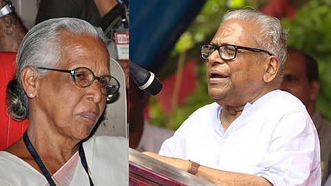 പി.കെ. മേദിനി, വി.എസ്. അച്യുതാനന്ദൻ