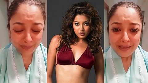 ലൈവിൽ പൊട്ടിക്കരഞ്ഞ് നടി തനുശ്രീ ദത്ത, Tanushree Dutta crying