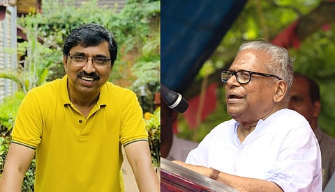 ബഷീർ വള്ളിക്കുന്ന്, വിഎസ് അച്യുതാനന്ദൻ