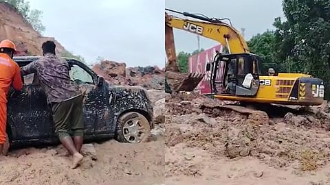 വീരമലക്കുന്നിൽ തുടർച്ചയായുണ്ടാകുന്ന മണ്ണിടിച്ചിലിൽ പ്രദേശവാസികൾ ആശങ്കയിൽ