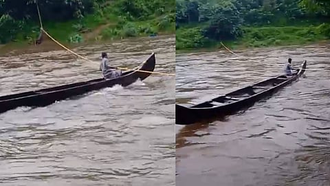 അച്ചൻകോവിൽ ആറ്റിലെ സാഹസിക തോണി യാത്ര