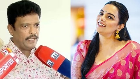 Jagadish and Swetha menon