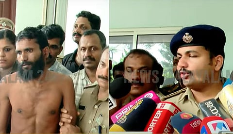 പിടിയിലായ ഗോവിന്ദച്ചാമി, സിറ്റി പൊലീസ് കമ്മീഷണർ