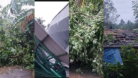 കനത്തമഴയിൽ നാശനഷ്ടങ്ങൾ