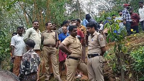 ഏരൂർ പൊലീസ് എത്തി തുടർ നടപടികൾ സ്വീകരിക്കുന്നു.