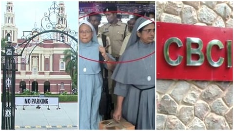 മനുഷ്യക്കടത്ത് ആരോപിച്ച് കന്യാസ്ത്രീകളെ അറസ്റ്റ് ചെയ്തു