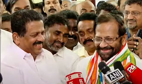 എന്‍. ശക്തന്‍ ഡിസിസി പ്രസിഡന്റായി ചുമതലയേറ്റു