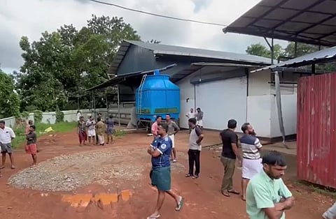 അപകടമുണ്ടായ മാലിന്യ സംസ്കരണ പ്ലാൻ്റ്
