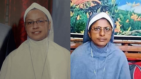 ഛത്തീസ്ഗഡിൽ അറസ്റ്റിലായ മലയാളി കന്യാസ്ത്രീകളായ  സി. വന്ദന ഫ്രാൻസിസ്, സി.  പ്രീതി മേരി എന്നിവർ