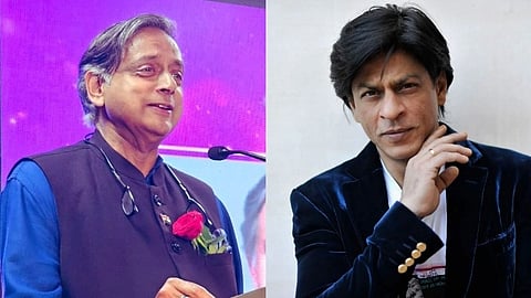 shashi tharoor and shahrukh khan