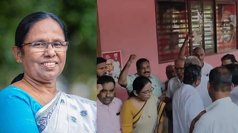 C sadanandan, KK Shailaja