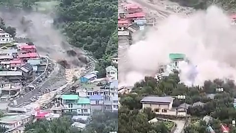 ഉത്തരകാശിയിലുണ്ടായ മേഘവിസ്‌ഫോടനത്തിൽ നാല് മരണം