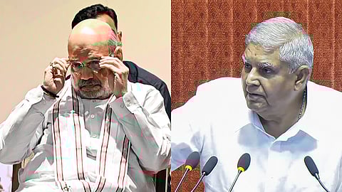 അമിത് ഷാ. ജഗ്ദീപ് ധന്‍ഖഡ്