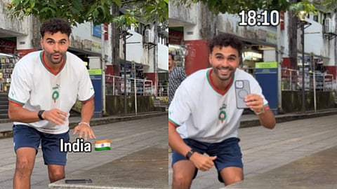 കേരളം സുരക്ഷിതമാണോ? പൊതു ഇടത്തിൽ ഐഫോൺ വെച്ചുള്ള പരീക്ഷണവുമായി ജർമൻ ഇൻവ്ലുവെൻസർ