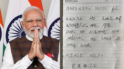 നരേന്ദ്ര മോദി, ആര്യയുടെ കത്ത്