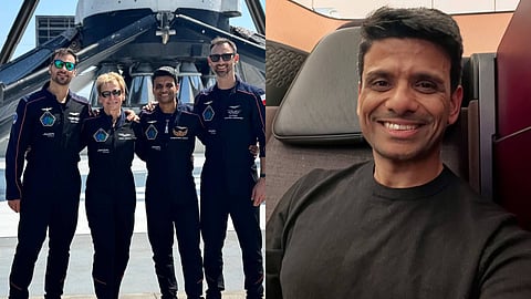 ശുഭാൻഷു പങ്കുവെച്ച ചിത്രങ്ങൾ