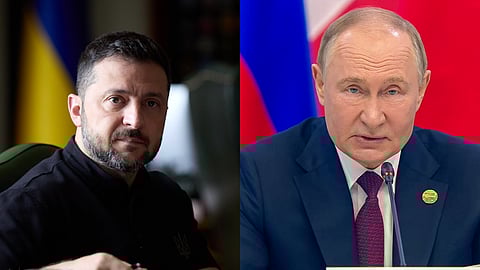 വൊളോഡിമർ സെലന്‍സ്കി, വ്ളാഡിമർ പുടിന്‍