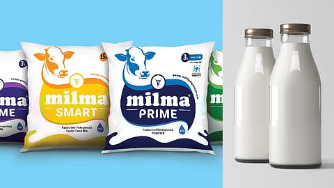 മിൽമ പാൽ ഇനി ബോട്ടിലിലും