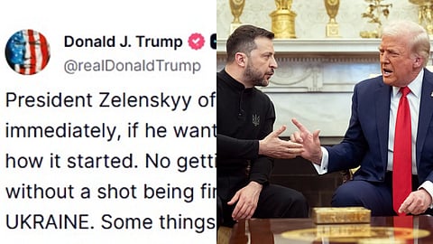 "നാറ്റോയിൽ പ്രവേശനം നൽകില്ല, ക്രിമിയ തിരികെ ലഭിക്കില്ല"; സെലൻസ്‌കി വിചാരിച്ചാൽ യുദ്ധം അവസാനിപ്പിക്കാമെന്ന് ട്രംപ്