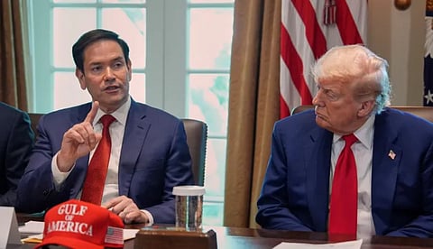 മാർക്കോ റുബിയോയും ഡൊണാൾഡ് ട്രംപും 