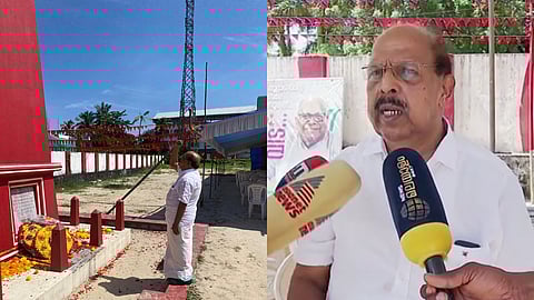 പി. കൃഷ്ണപിള്ള   അനുസ്മരണത്തിന് ക്ഷണിക്കാത്തതിൽ അതൃപ്തി പരസ്യമാക്കി ജി. സുധാകരന്‍; ഒറ്റയ്‌ക്കെത്തി ആദരമർപ്പിച്ചു