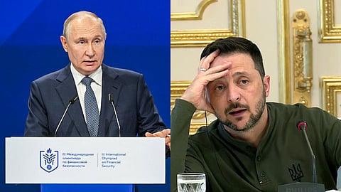 വ്ളാഡിമർ പുടിന്‍, വൊളോഡിമർ സെലന്‍സ്കി