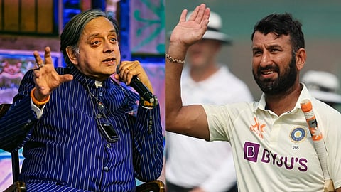 Shashi Tharoor on cheteshwar pujara retirement