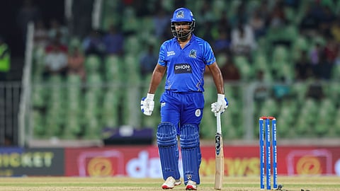 Sanju samson with explosive batting in KCL; fastest century in 42 balls