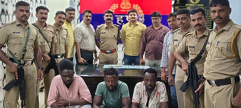 big drug bust by Kozhikode town police in Gurugram