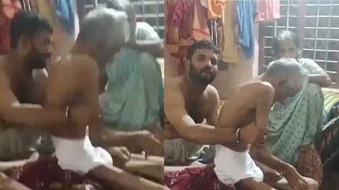 ചേർത്തലയിൽ പിതാവിനോട് മകന്റെ കൊടും ക്രൂരത; ആക്രമണം മദ്യലഹരിയിൽ