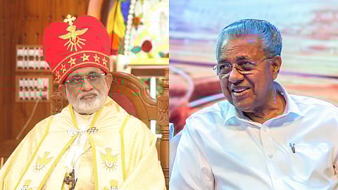 മേജർ ആർച്ചു ബിഷപ് റാഫേല്‍ തട്ടില്‍, മുഖ്യമന്ത്രി പിണറായി വിജയന്‍