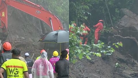 താമരശേരി ചുരത്തിൽ മണ്ണിടിച്ചിൽ 