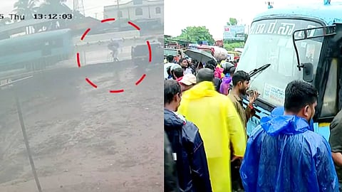 അപകടത്തിൻ്റെ ദൃശ്യങ്ങൾ