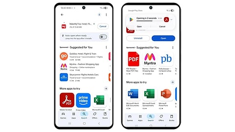 ഇനി എല്ലാം നിമിഷനേരത്തിൽ; ആപ്പ് ഡൗൺലോഡായ ഉടൻ ഉപയോഗിക്കാനാകുന്ന 'ഓട്ടോ-ഓപ്പൺ' ഫീച്ചറുമായി ഗൂഗിൾ പ്ലേ സ്റ്റോർ