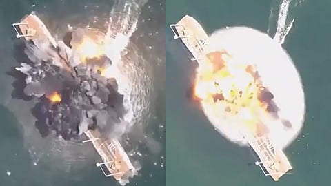 ആക്രമണത്തിൻ്റെ ദൃശ്യങ്ങളിൽ നിന്ന്