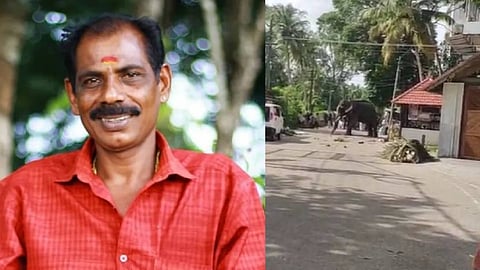 കൊല്ലപ്പെട്ട മുരളീധരൻ നായർ, മദമിളകിയ ഹരിപ്പാട് സ്കന്ദൻ