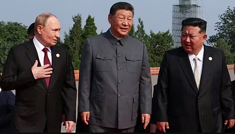 പുടിൻ, ഷി ജിന്‍ പിങ്, കിം ജോങ് ഉൻ
