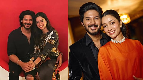 mammootty, Dulquer Salmaan with Amaal