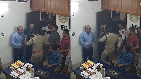 പൊലീസ് മർദനത്തിൻ്റെ ദൃശ്യങ്ങൾ