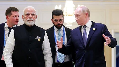 നരേന്ദ്ര മോദി, വ്ളാഡിമർ പുടിന്‍