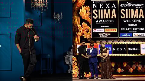 സൈമ അവാർഡ്സ് 2025ല്‍ മികച്ച നവാഗത നിർമ്മാതാവിനുള്ള പുരസ്കാരം നേടി ഷരീഫ് മുഹമ്മദ്