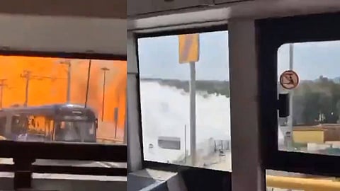 മെക്സിക്കോയിൽ ടാങ്കർ പൊട്ടിത്തെറിച്ച് അപകടം, മൂന്ന് മരണം; നിരവധി പേർക്ക് പരിക്ക് 