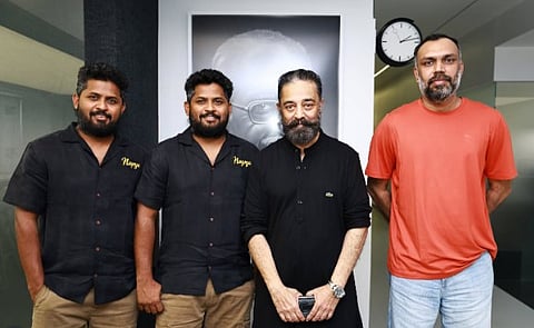 അൻപറിവ് മാസ്റ്റേഴ്സിനും ശ്യാം പുഷ്കരനുമൊപ്പം കമൽഹാസൻ