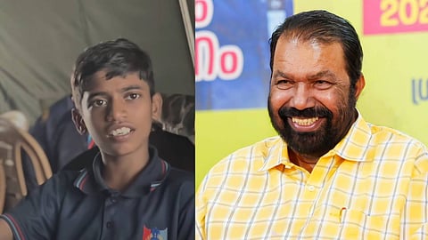 അജ്മൽ, മന്ത്രി വി. ശിവൻകുട്ടി 