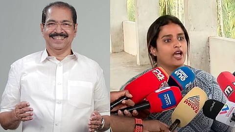 സണ്ണി ജോസഫ്, എൻ.എം. വിജയന്റെ മരുമകൾ പത്മജ