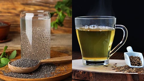 ചിയ സീഡ് വാട്ടറും, ജീരക വെള്ളവും